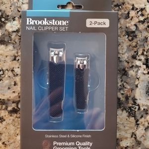 BROOKSTONE Nail Clipper Set 2 pk